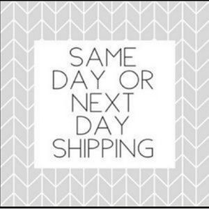 Same day or next day shipping